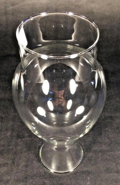 3" X 8 5/8" CLEAR GLASS OIL LAMP Flair Top CHIMNEY for #2 burner & 3" gallery - Stone Door Lamps