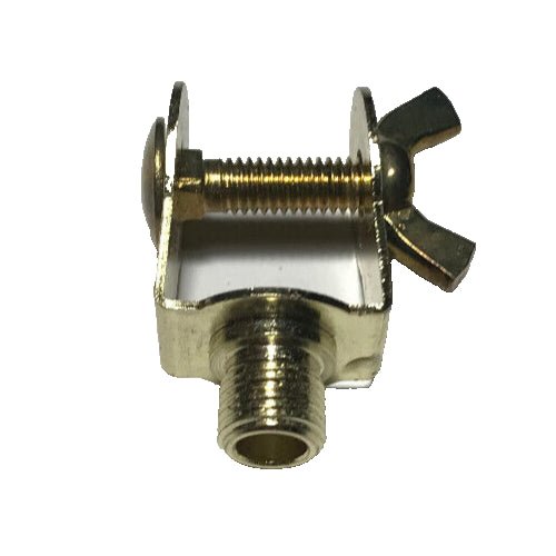 New Bridge Arm Swivel Bracket Lamp Socket Cap Adapter With Brass Plated Finish - Stone Door Lamps