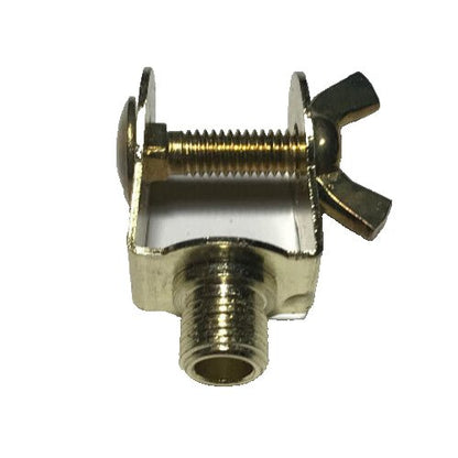 New Bridge Arm Swivel Bracket Lamp Socket Cap Adapter With Brass Plated Finish - Stone Door Lamps