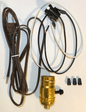 E - 12 Night Light Lamp Kit For Gone With The Wind & Hurricane Lamps, Bottom Light - Stone Door Lamps