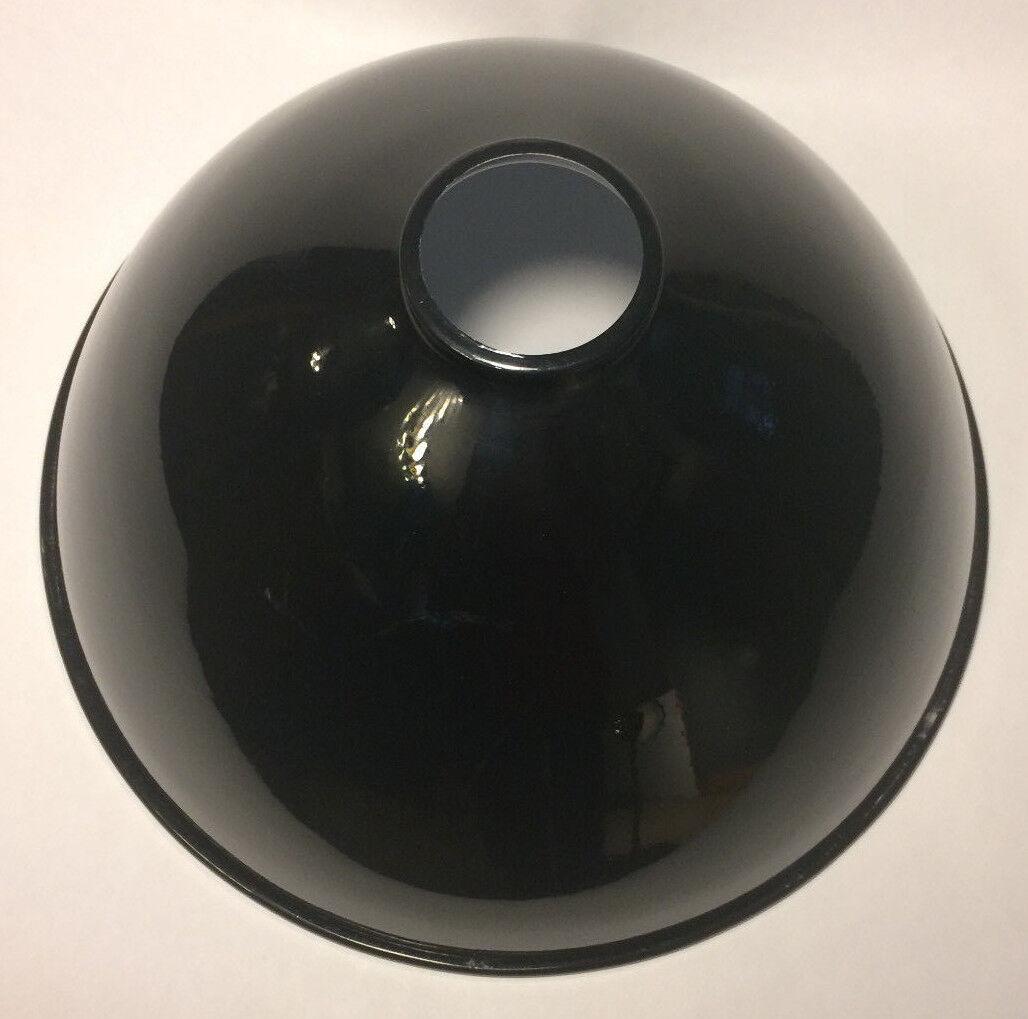 2 1/4" X 12" Black Industrial Style Metal Dome Lamp Light Pendant Shade #IS353B - Stone Door Lamps