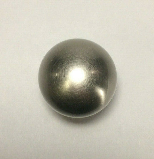 New Cast Brass Sphere Lamp Harp Finial With Nickel Finish 1 3/4" ht. LF081N