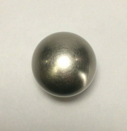 New Cast Brass Sphere Lamp Harp Finial With Nickel Finish 1 3/4" ht. LF081N