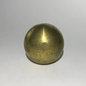 New 1 1/2" Diameter Brass Ball Finial, Cap, Unfinished Brass, 1/8F Tap #BF186U - Stone Door Lamps
