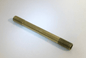 New 8" Solid Unfinished Brass Threaded Lamp Pipe, 1/8 IP (3/8") #BP312U - Stone Door Lamps