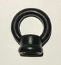 New 1" Cast Brass Loop With Wire Way, Satin Black Finish 1/8F Tap(3/8") #BL954BK