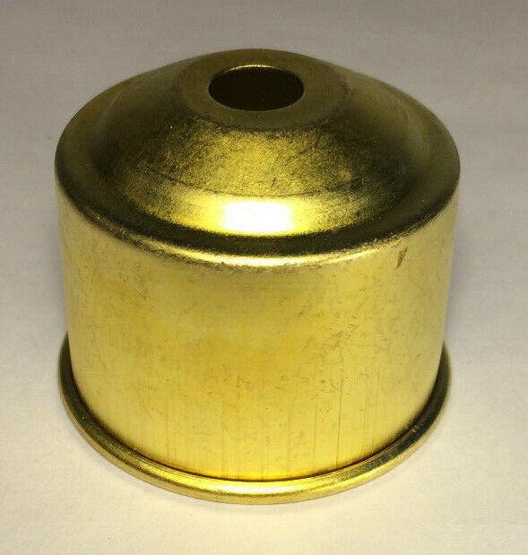 New Unfinished Solid Brass Glass Holder Cup For 1 5/8" Fitter Glass #BC747U - Stone Door Lamps