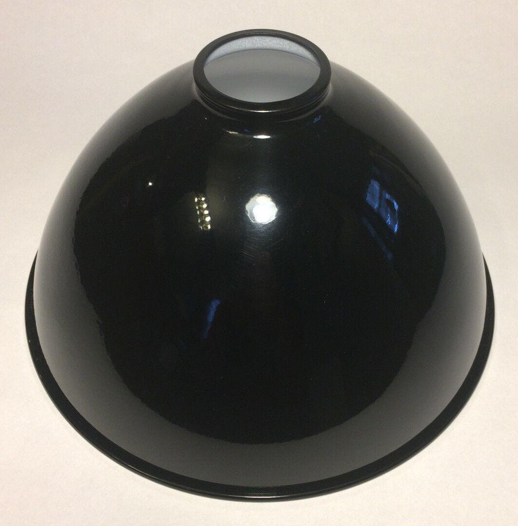 2 1/4" X 10" Black Industrial Style Metal Dome Lamp Light Pendant Shade #IS352B - Stone Door Lamps