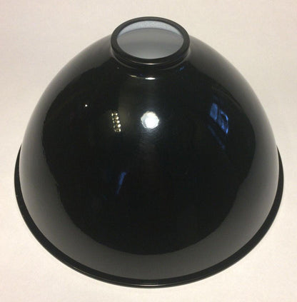 2 1/4" X 10" Black Industrial Style Metal Dome Lamp Light Pendant Shade #IS352B - Stone Door Lamps