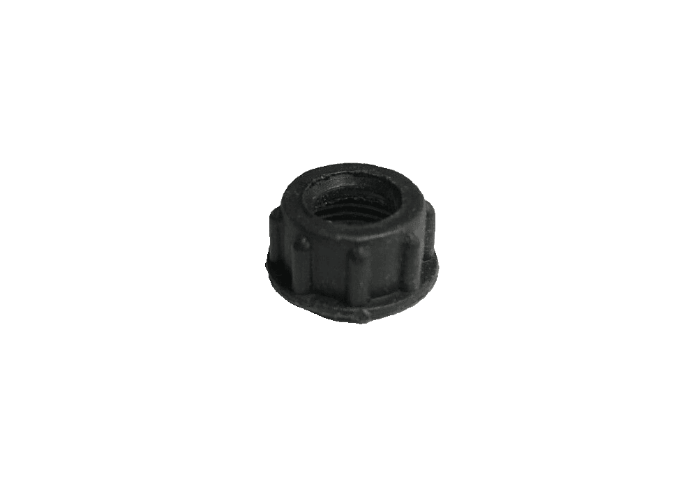 New, Lot of 5, Black Bakelite (Plastic) Lamp Cord Bushings, 1/8F Tap (3/8") #901 - Stone Door Lamps