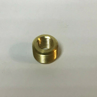 New Brass Headless Reducer Lamp Part, 1/8M(3/8") to 1/4-27F(1/4") Hole, #BR915