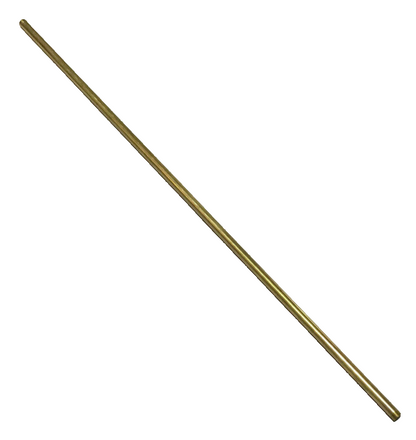 New 36" Lamp Pipe, Solid Unfinished Brass Threaded 3/16", 1/8 IP (3/8") #BP348BU