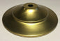 New 4 1/4" Solid Spun Brass Vase Cap, Lamp Cap, Unfinished Brass, 1/8 IP VC612U - Stone Door Lamps