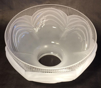 New 10" Satin Crystal Coleman Style #322 Lamp Shade With Clear Border #SH537 - Stone Door Lamps