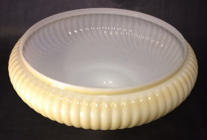 New 14" Antique Style Rib Swirl Nu-Gold Torchiere Lamp Shade Made in USA TS000