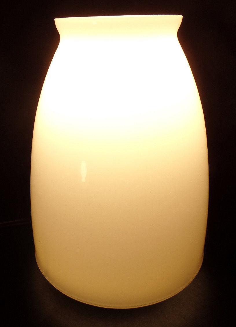 Venicia Lighting Glass 2 1/4" Fitter Cased Opal White Glass Fixture Lamp Shade - Stone Door Lamps