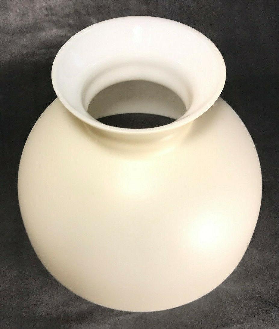 New 10" Opal Glass Student Lamp Shade, Cream Painted Background USA Made SH160CR - Stone Door Lamps