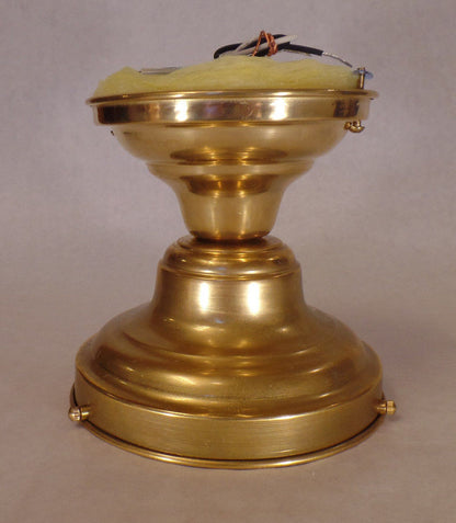 New Schoolhouse Lighting Fixture, Wired, Unfinished Brass, 6" Fitter #SF431