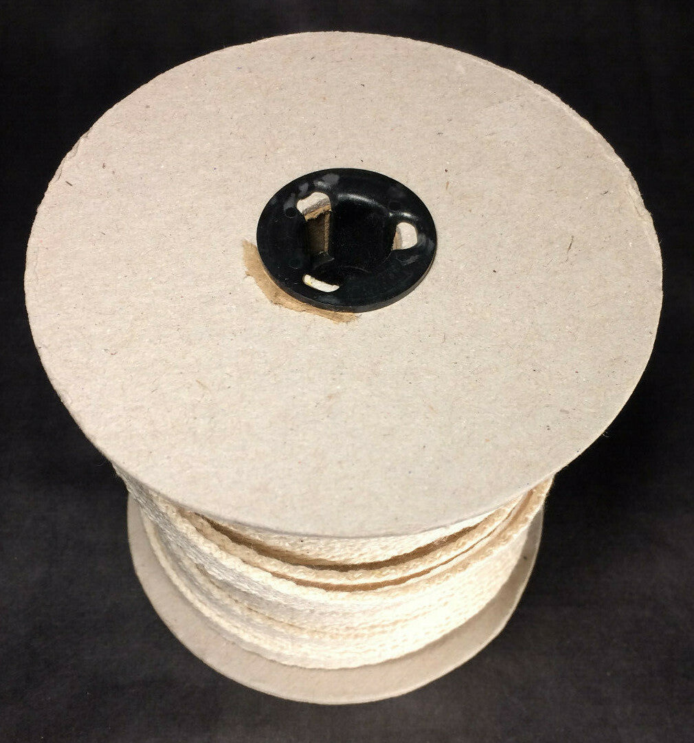 New 1/2" Wide, #0 Size Flat Cotton Oil Lamp Wick, Sold by Yard, USA Made #WI911Y