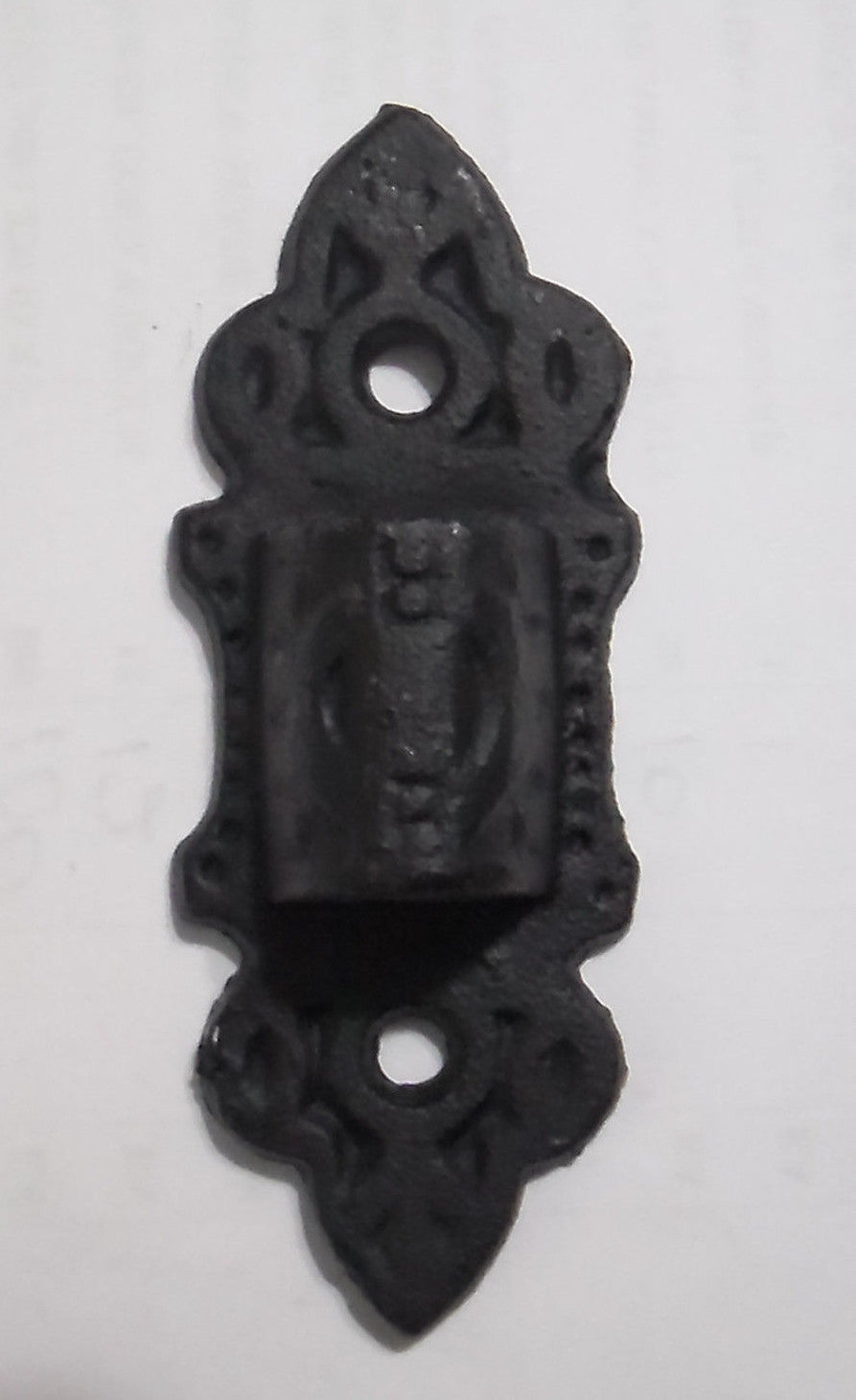 NEW 3 3/8" Long Small Black Cast Iron Wall Bracket Lamp Hinge with screws HIN928