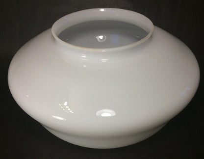 New 6" Lip Fitter Opal Schoolhouse Pendant Shade, 12" Diameter U.S.A. Made PS816 - Stone Door Lamps