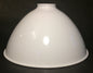 2 1/4" X 10" White Enamel Industrial Style Metal Dome Pendant Lamp Shade #IS352W