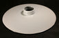 NEW 10 1/4" Flat White Metal Industrial Style Lamp Shade Porcelain Enamel Finish