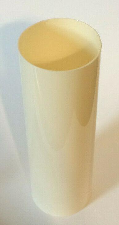 New 3" Plastic Cream Candle Cover, Standard Size (1 7/32" Inside Dia.) #CC918C - Stone Door Lamps