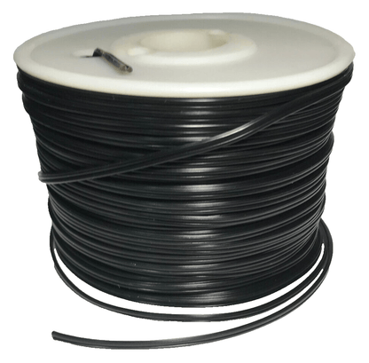 250 Ft. Black 22/2 Thin, Special Purpose 2 Wire Plastic Covered Lamp Cord