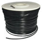 250 Ft. Black 22/2 Thin, Special Purpose 2 Wire Plastic Covered Lamp Cord