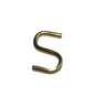 New 5/8" Lightweight Brass Plated Steel S Hook Lamp Part #SH940
