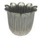 New 1 1/2" Stamped Steel Lamp, Chandelier Candle Cup, Husk,  1 5/8" O.D. #SC556