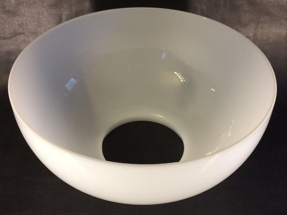 NEW 14" Opal White Glass Dome Shade For Hanging & Table Lamps Made in USA #DS000 - Stone Door Lamps