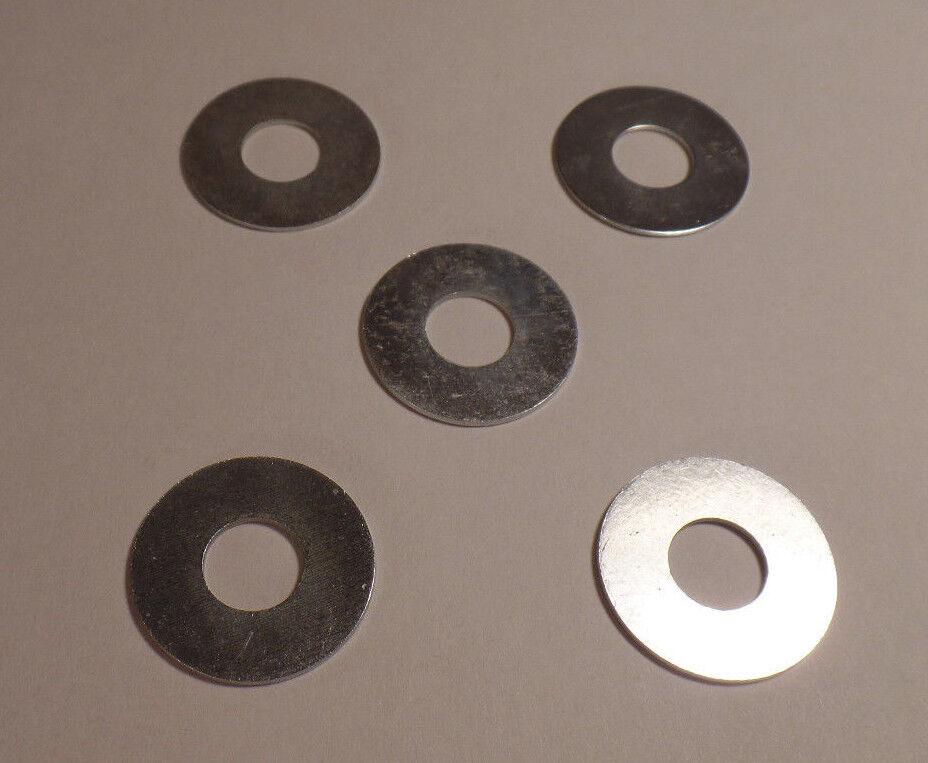 Lot of 5, 1" Regular Duty Steel Washer, Lamp Part 1/8 IP Slip, fits 3/8" pipe - Stone Door Lamps