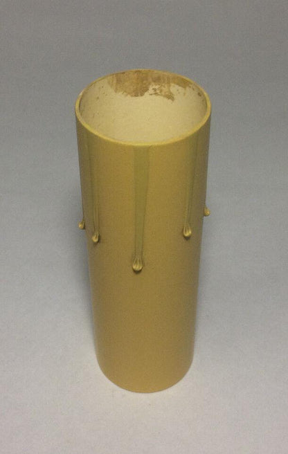 4" Antique Style PaperBoard Candle Cover Chandelier Lamp Socket, Standard #CC977 - Stone Door Lamps