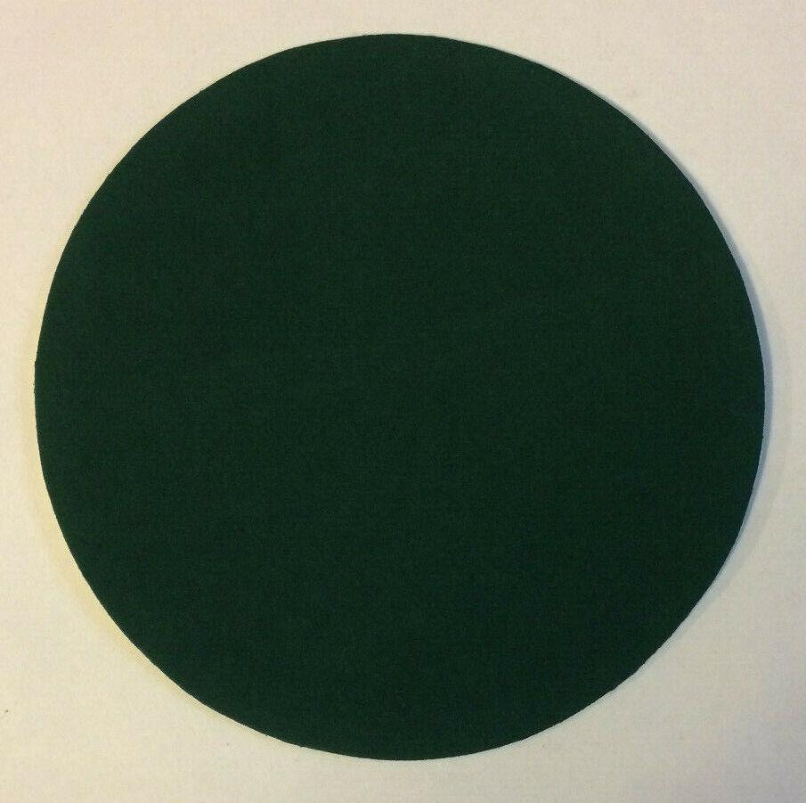 New 7" Round Green Felt Pad W/ Adhesive Back For Lamp Bases, Vases, Etc #GF208 - Stone Door Lamps