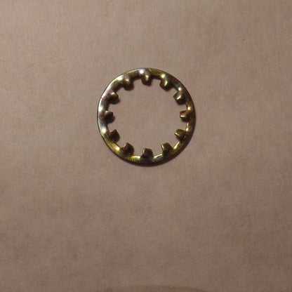 Lot of 5 Plated Steel Lock Washer, Canopy, Lamp Part 1/8 IP Slip, fits 3/8" pipe