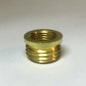 New Brass Shoulder Reducer Lamp Part, 1/4M(1/2") to 1/8F(3/8") Hole, #BR912