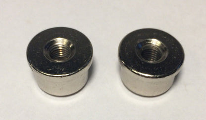 New 9/16" inch Nickel Plated Oil Glass Kerosene Lamp Finial Lot of 2