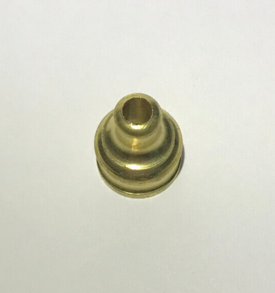 New 5/8" Height Unfinished Brass Pyramid Lamp Finial Knob, Bead Chain Hole ,1/8F