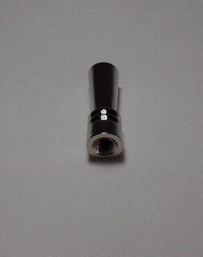 New Nickel Plated Deco Style Lamp Finial , 1/4 - 27F, 1 7/16" ht. #NF085N - Stone Door Lamps