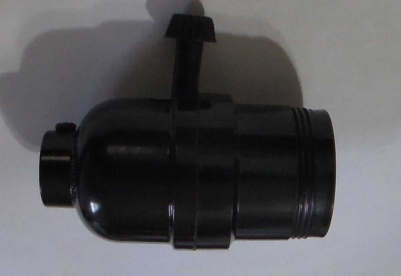 Leviton BAKELITE 3-WAY TURN KNOB SOCKET UNO THREADED SHELL LAMP PART SO265