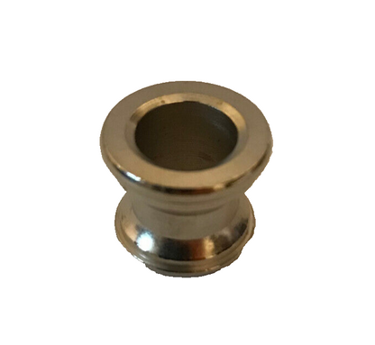 New Turned Brass Lamp Neck, Nickel Plated Finish 1/8 IP Slip, 11/16" Ht. #BN949N