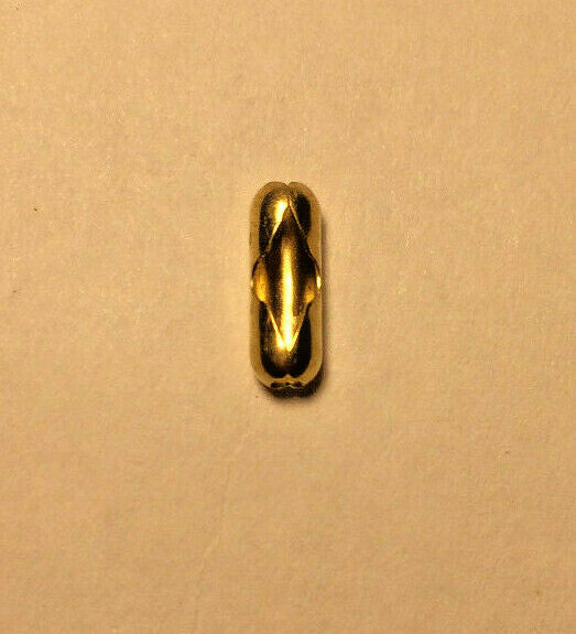 New #6 Brass Beaded Chain Connector With Brass Finish #BC601