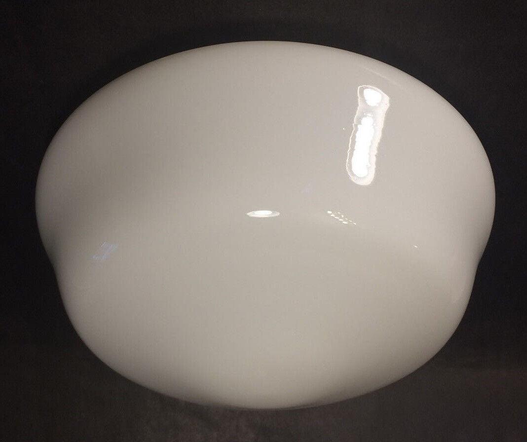 New 6" Lip Fitter Opal Schoolhouse Pendant Shade, 12" Diameter U.S.A. Made PS816 - Stone Door Lamps