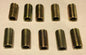 Lot Of 10, 3/4" ,1/8 IP Zinc Plated Steel Lamp Nipples 3/8" O.D., Rust Resistant - Stone Door Lamps