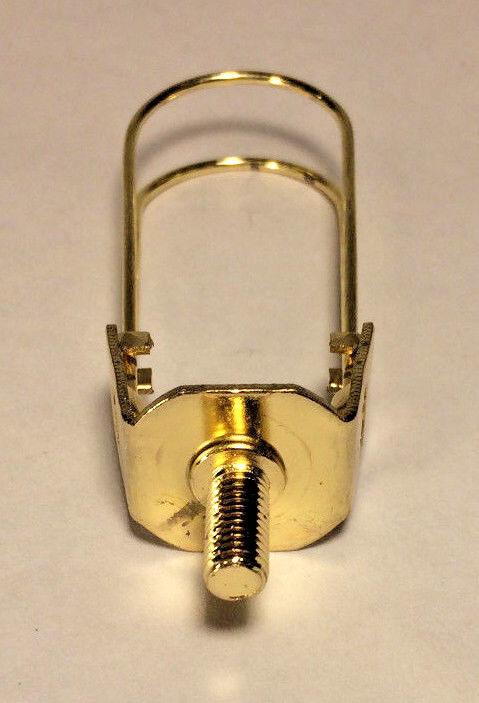 NEW BRASS FINISH WASHER TO CLIP ON LAMP SHADE ADAPTER CANDELABRA #SC115 - Stone Door Lamps