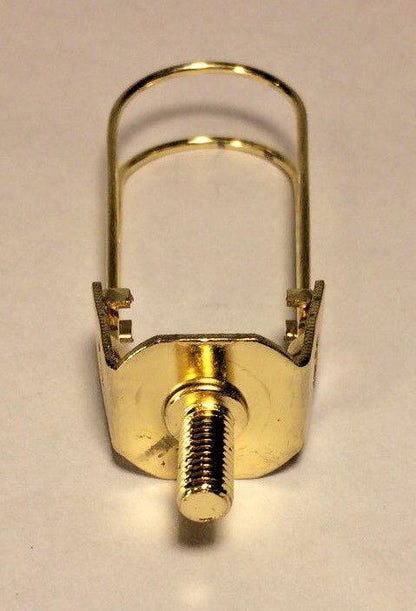 NEW BRASS FINISH WASHER TO CLIP ON LAMP SHADE ADAPTER CANDELABRA #SC115 - Stone Door Lamps