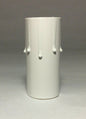 New 2" Antique Style Paper Board Candle Cover, Flat White, Candelabra #CC971T