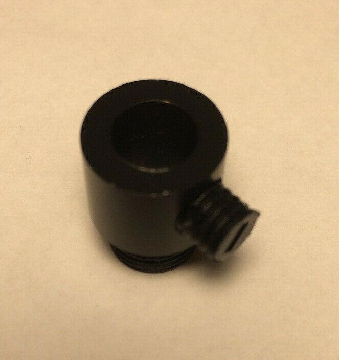 New Satin Black Brass Cord Grip Bushing With Set Screw For Lamp Cord #CB931BK - Stone Door Lamps